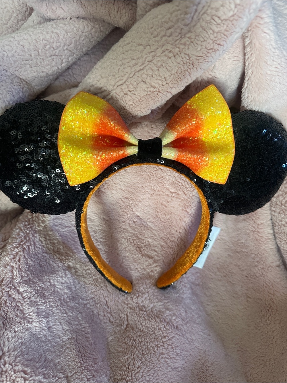 Disney Halloween Candy  Corn Minnie Ears Headband
